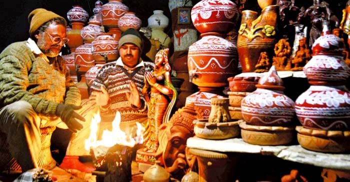 उदयपुर में जमी बर्फ