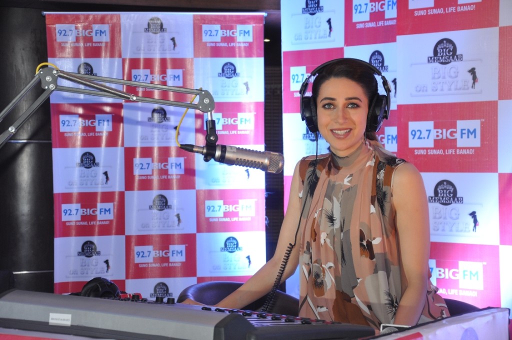 RJ Karisma Kapoor debuts on 92.7 BIG FM for her latest show BIG On Style