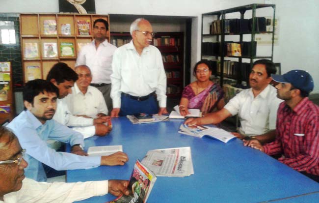 पुस्तकालय – शिक्षा केन्द्रों के हद्धय स्थल होते है – प्रो. सनाढ्य