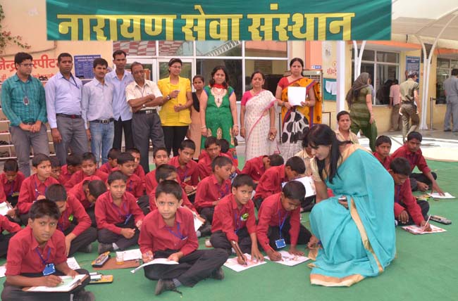 बच्चों ने दिया पृथ्वी,बेटी और पर्यावरण बचाने का सन्देश