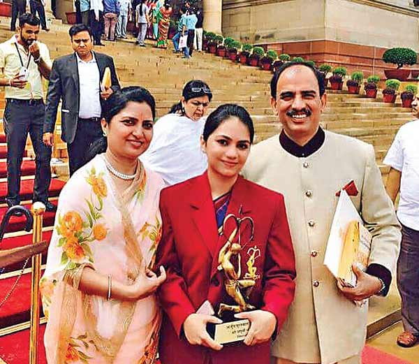 मेवाड़ की बेटी को मिला अर्जुन अवार्ड, बोली- दिसंबर से मिशन 2020 ओलिंपिक