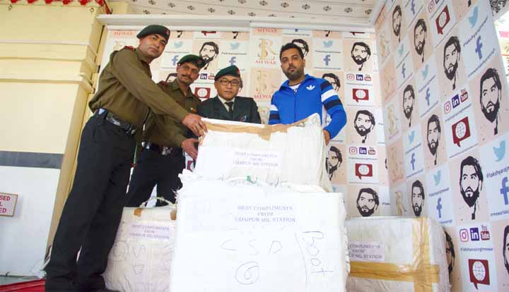 पूरा उदयपुर जुड़ा ‘महा वस्त्र दान’ अभियान से