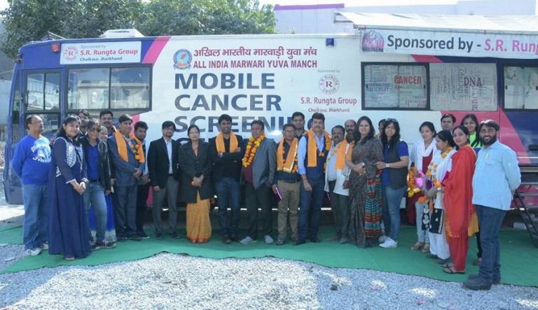 मारवाड़ी युवा मंच का कैंसर के विरुद्ध जंग का महा अभियान सफलता पूर्वक संम्पन्न- राज्य भर में 29 कैम्प हजारों लोगों को पंहुचा लाभ .