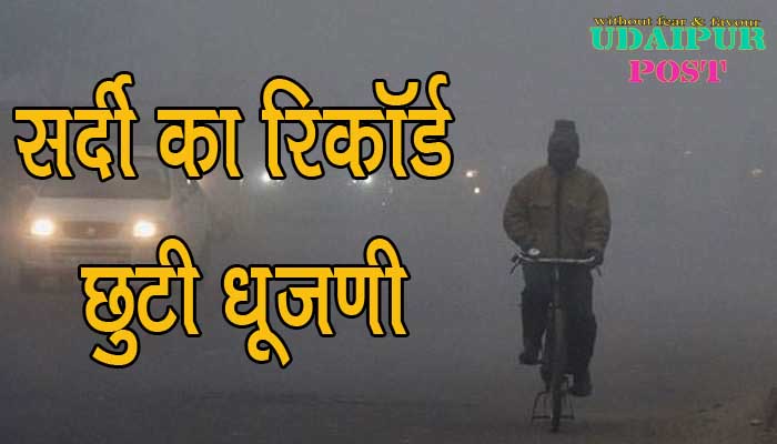 राजस्थान में पश्चिमी विक्षोभ का प्रभाव, बर्फ जैसी ठंडी हवाओं से छूटी धूजणी।