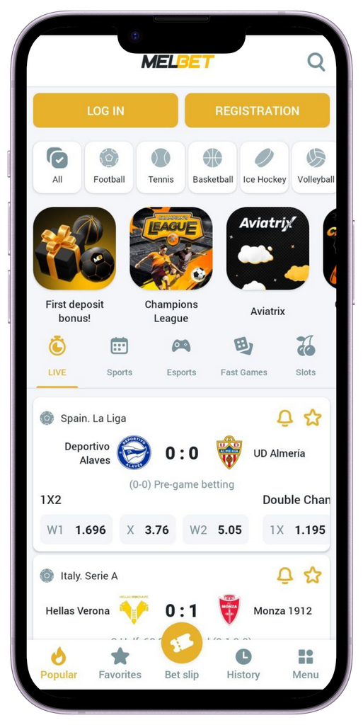 Melbet Mobile Sports Betting Application