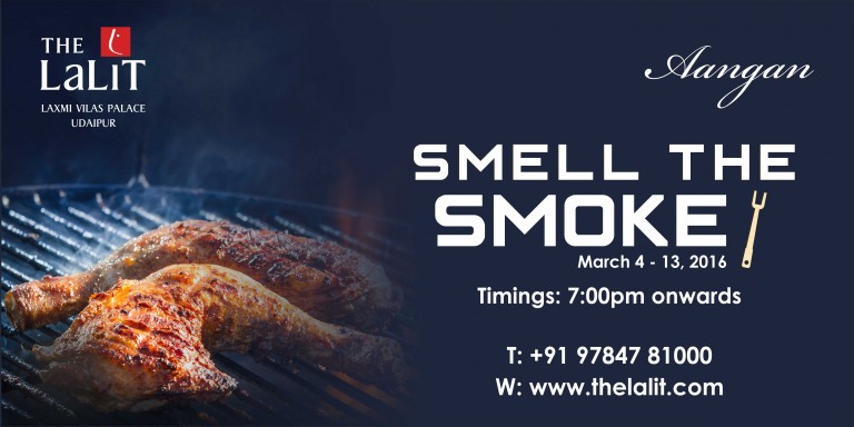 “Barbeque sizzler” at The Lalit Laxmi Vilas Palace Udaipur