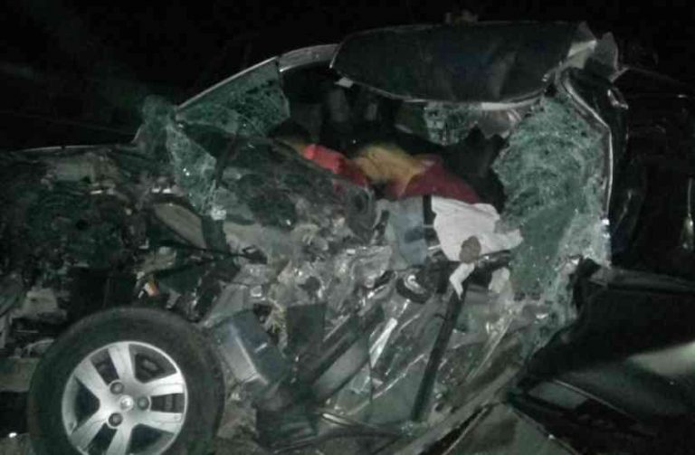 कार – ट्रक की जोरदार भिडंत, डूंगरपुर निवासी चार युवकों की घटना स्थल पर ही मौत