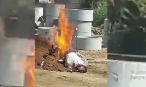 काल बन गिरा हाई वोल्टेज तार – जिन्दा जल गया युवक