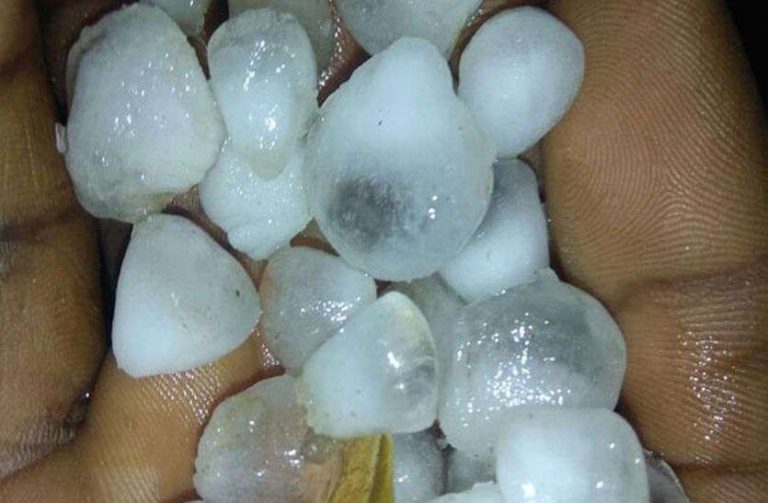 राजस्थान में अचानक मौसम ने खाया पलटा, ओलों की हुई बरसात, किसानों की फ़िक्र बढ़ी