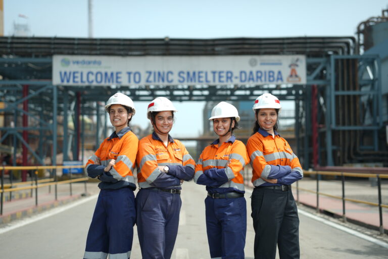 हिन्दुस्तान जिंक के कर्मचारियों में अब 26.3 प्रतिशत महिलाएं,  यह भारत के मेटल और माइनिंग सेक्टर में सबसे अधिक और एकमात्र उपलब्धि